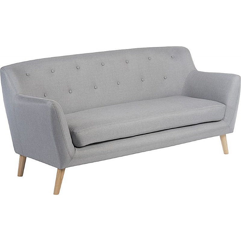Skandi 3 Seater Office Sofa Grey