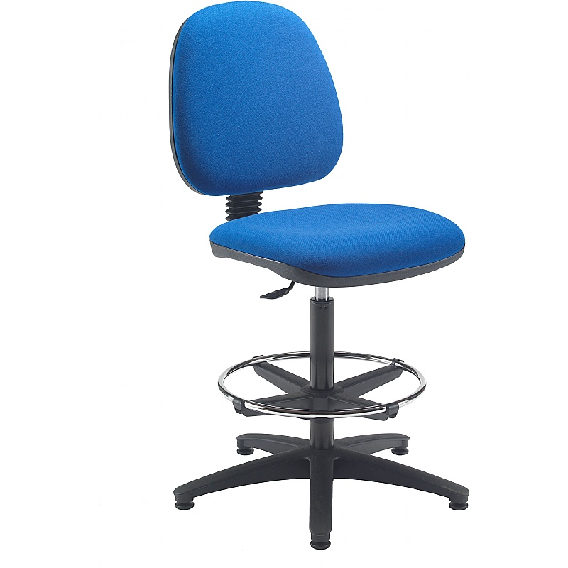 Zoom Medium Back Adjustable Draughtsman Chairs - Office Furniture