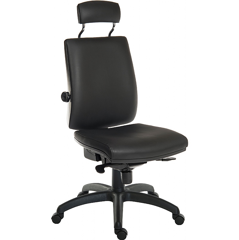 Ergo Plus HR 24 Hour Faux Leather Operator Chairs - Office Furniture