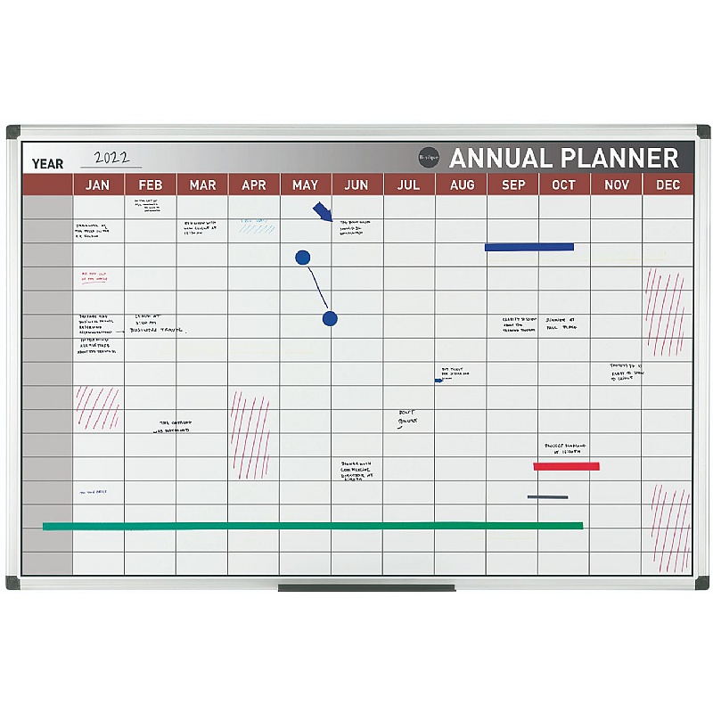 Bi Office Magnetic Monthly Annual Planner - Office Furniture