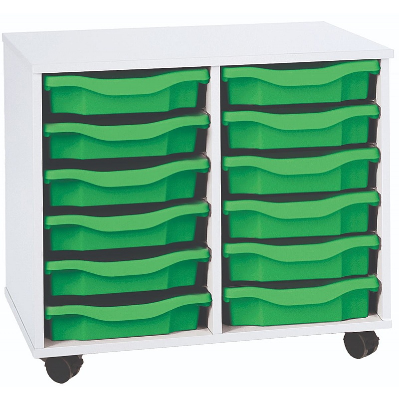 Premium 12 Tray Mobile Storage - Education