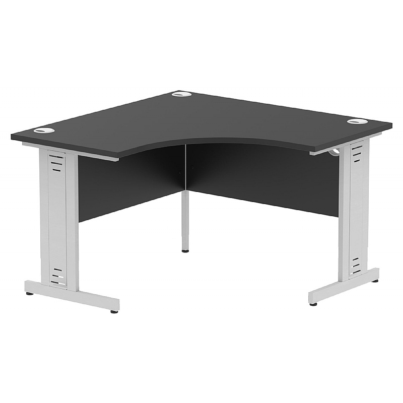 Onyx Corner Cable Managed Office Desks