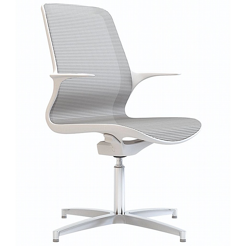 Tempo Bianca Agile Mesh 4 Star Meeting and Breakout Chairs - Office Furniture