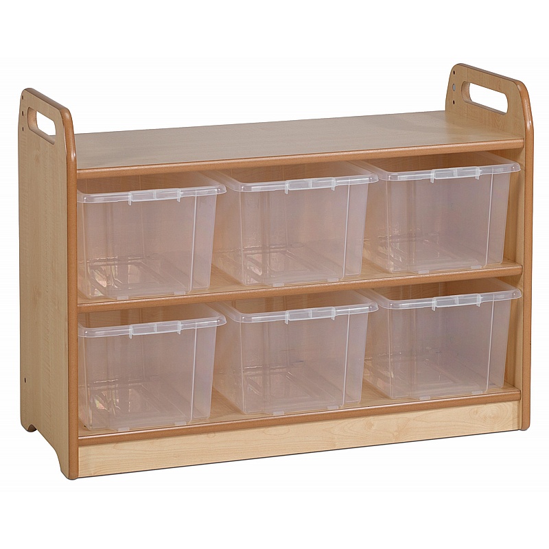 Creativity Zone Shelf Unit with Display and Mirror Back - Education