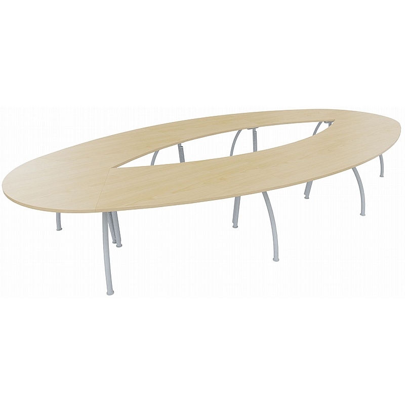 Callisto Oval Segué Boardroom and Conference Tables - Office Furniture