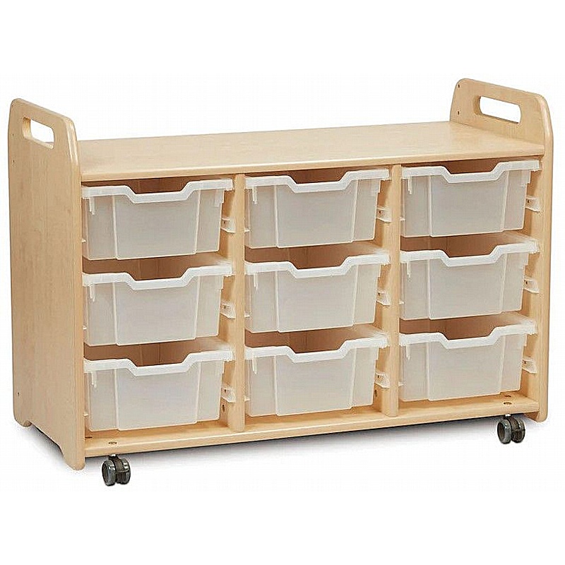 Tidy Tots Nursery Triple Column Tray Storage - Education