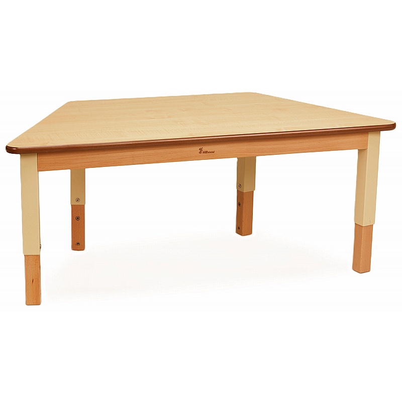 Teeny Tots Height Adjustable Trapezoidal Tables - Education