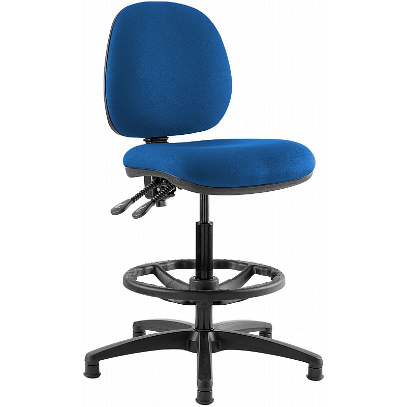 Kirby Medium Back Draughtsman Chair - Office Furniture