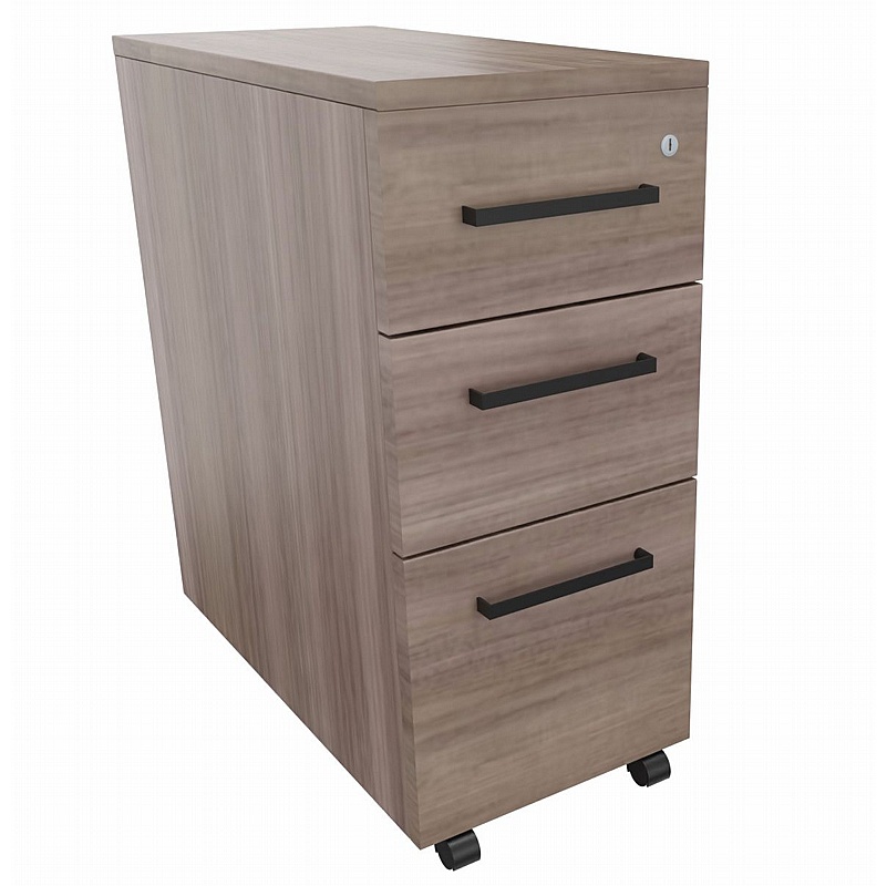 Elite Tall Narrow Under Desk Mobile Pedestals - Office Furniture