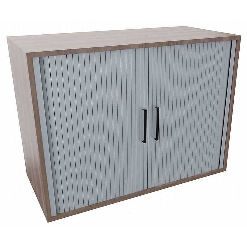 Elite Systems Desk High Storage Tambour Office Cupboards - Office Furniture