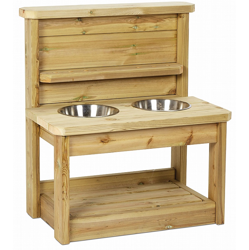 Adventure Tots Nursery Outdoor Mini Mud Bench - Education