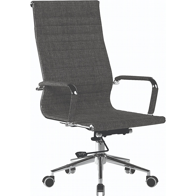 Aura Contemporary High Back Fabric Executive Office Chair - Office Furniture