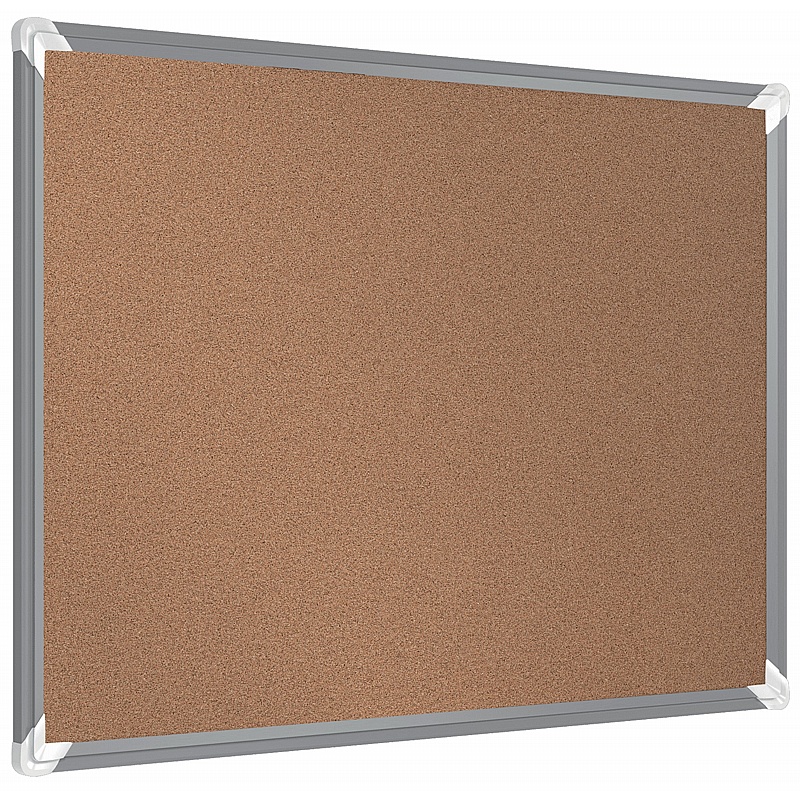 Nobo Premium Plus Aluminium Framed Cork Noticeboards - Office Furniture