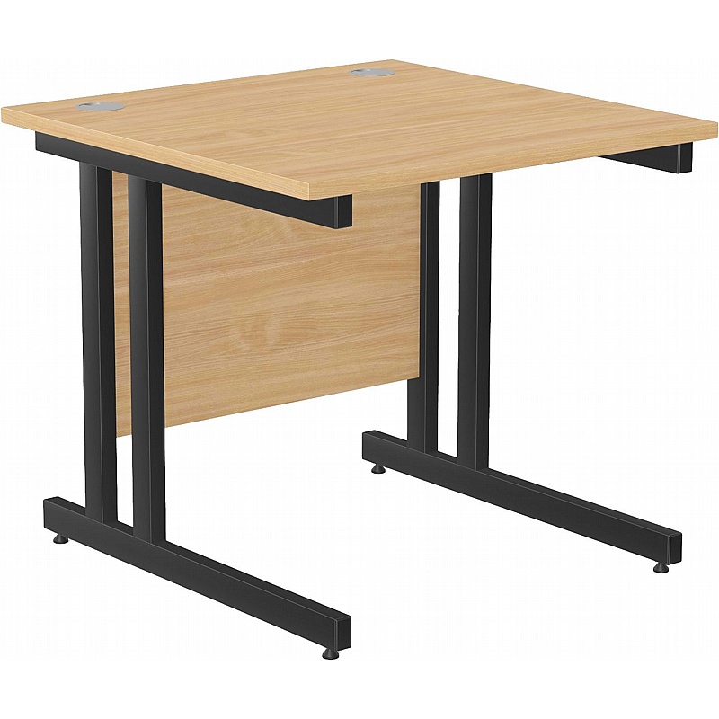 SmartLine Twin Upright Rectangular Office Desk - Office Furniture