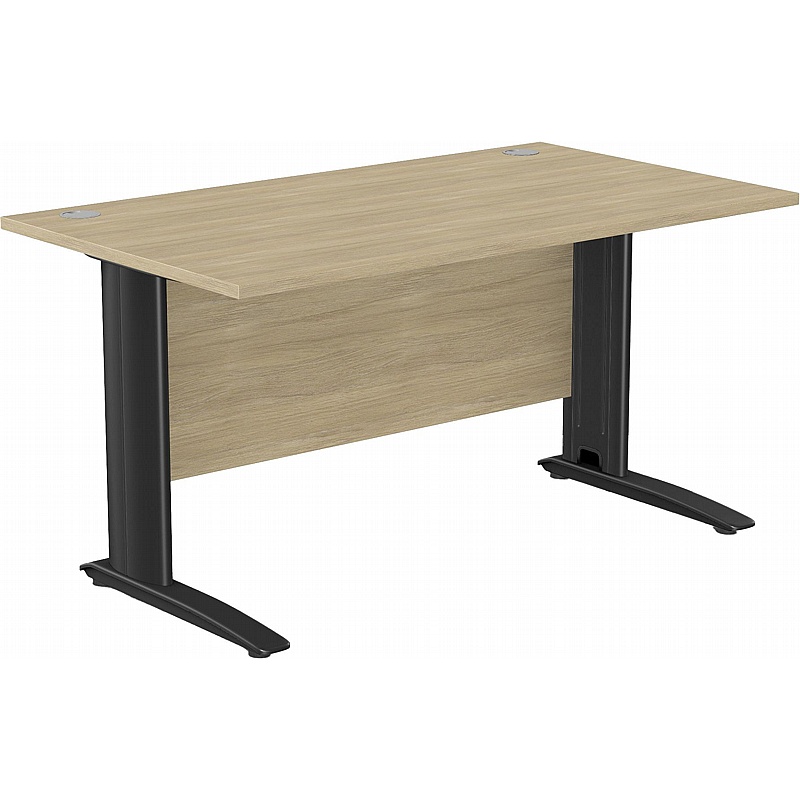 SmartLine Rectangular Cable Managed Office Desks - Office Furniture