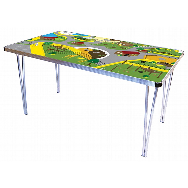 Gopak Activity Zoo Folding Table - Education