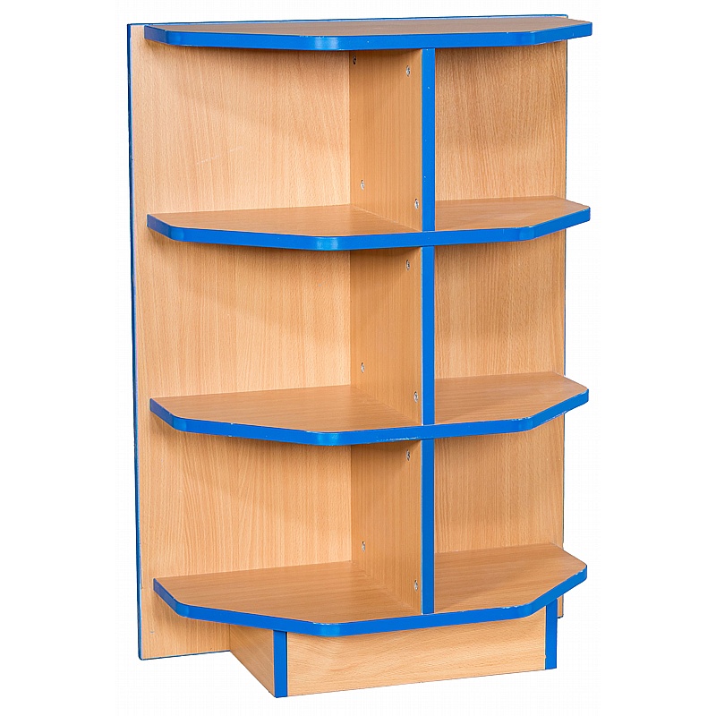 Folio Premium Library Flat Top D-End Cap Bookcases - Education
