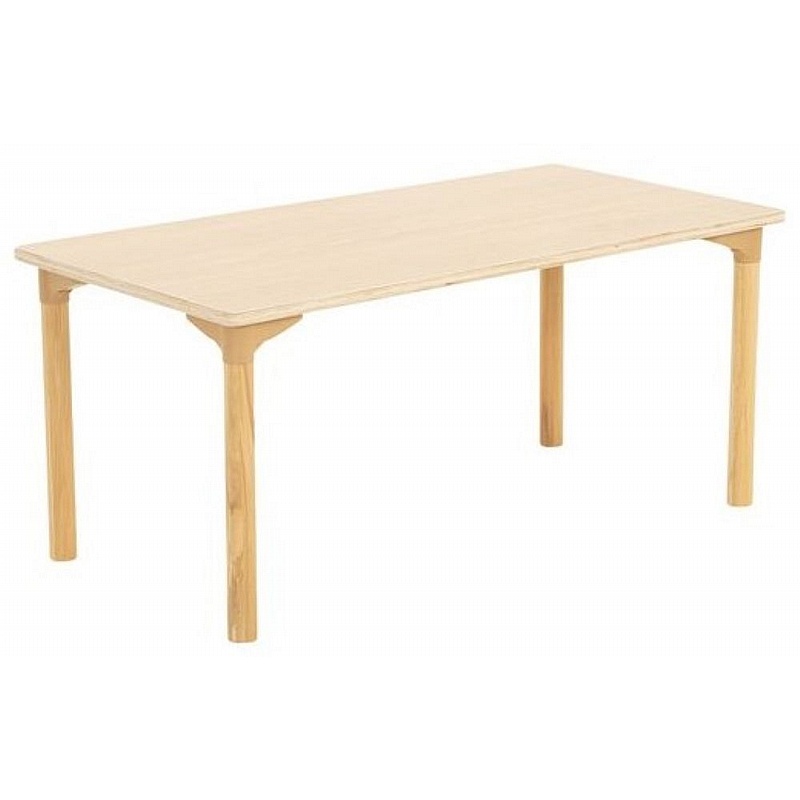 Zona Beechwood Rectangular Nursery and Pre School Tables - Education