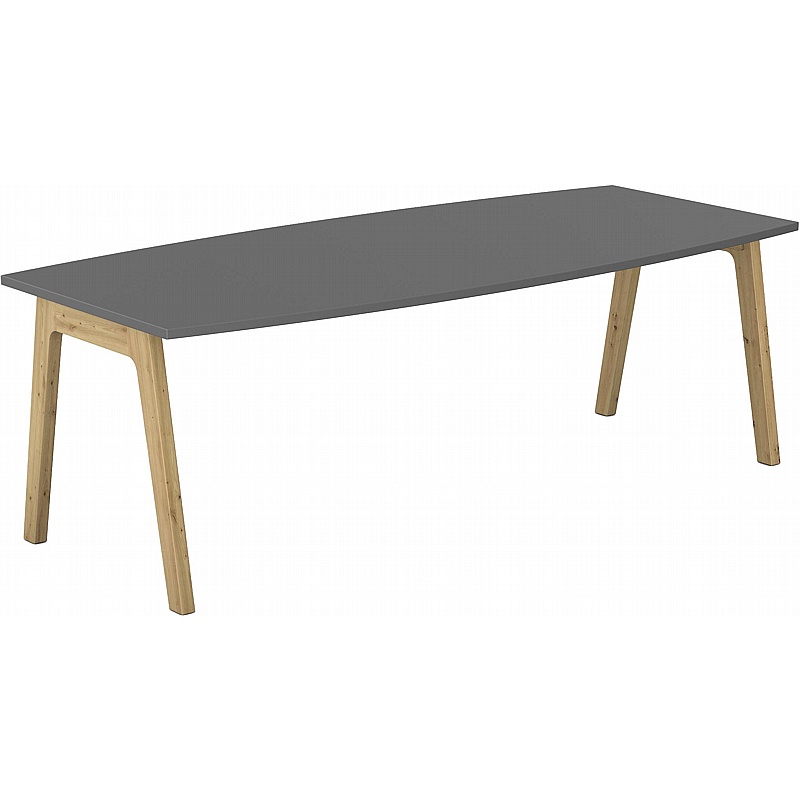 Foresta Scandi Boat Shaped Breakout and Meeting Tables - Office Furniture