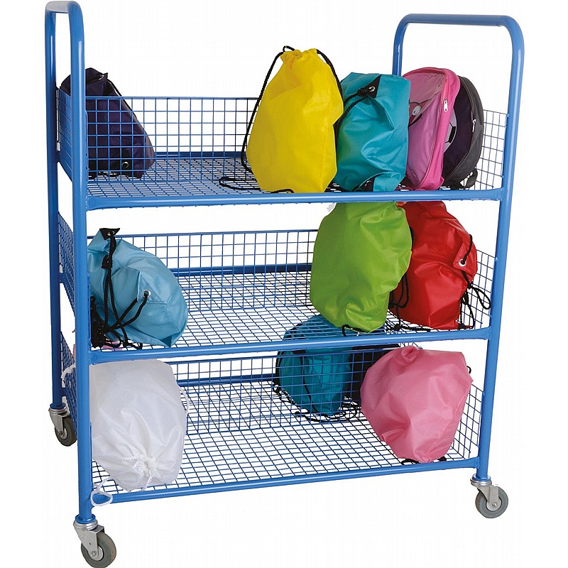 Lunchbox Double Sided Mobile Trolley - Education