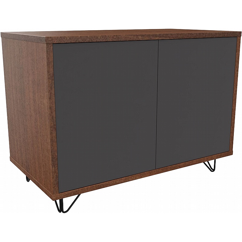 Boss Design Contract 2 Door Desk High Credenza with Wire Feet - Office Furniture