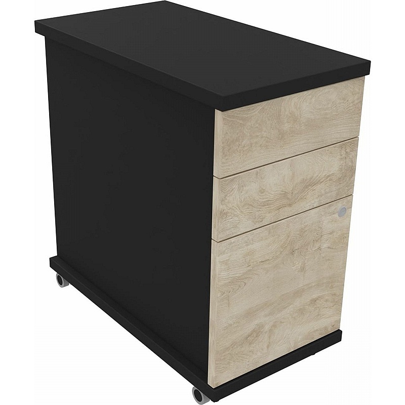 Unified Duo Flush Tall Narrow Under Desk Mobile Pedestals - Office Furniture
