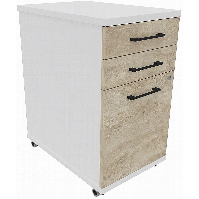 Unified Duo Mobile Desk High Pedestals - Office Furniture