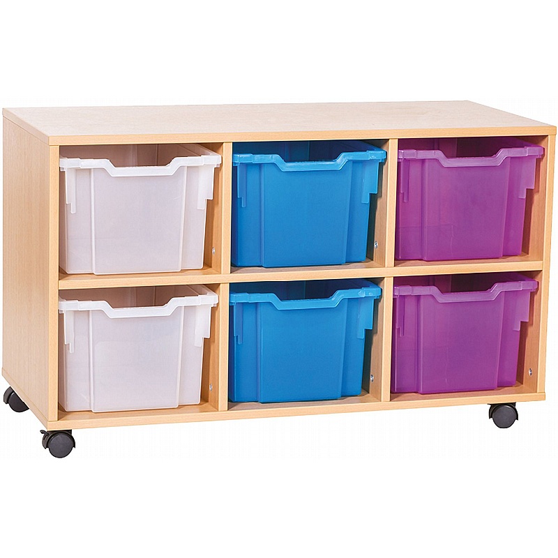 EduStore Triple Column 6 Extra Deep Tray Storage - Education