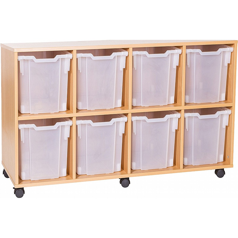 EduStore Quad Column 8 Jumbo Tray Storage - Education
