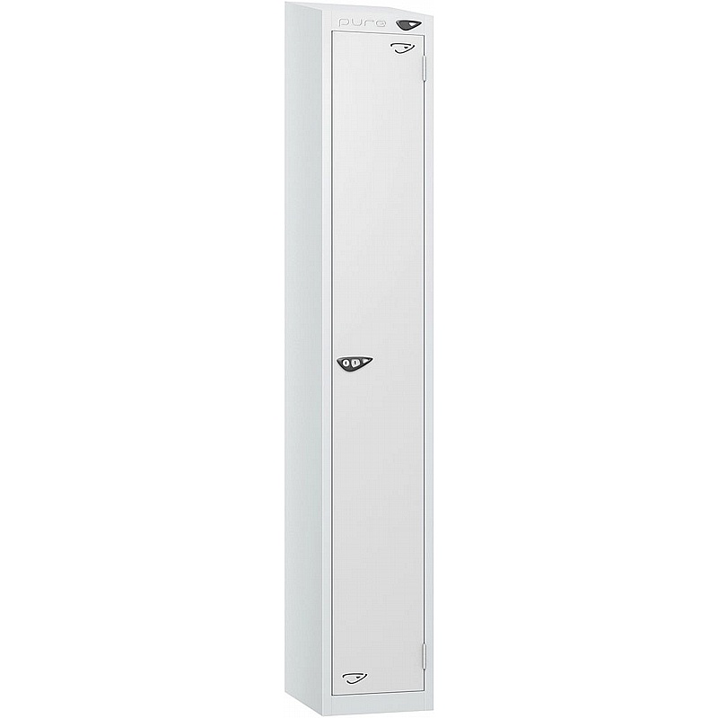 Pure Antibacterial Sloping Top Lockers with Cam Lock - Lockers & Cloakroom