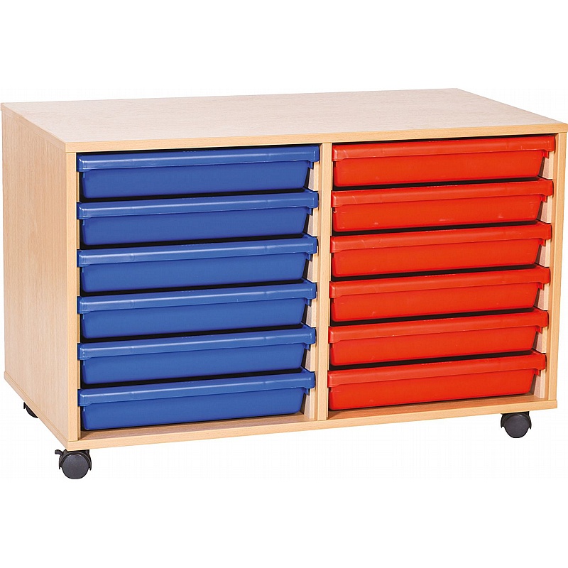 EduStore Double Column 12 A3 Tray Storage - Education
