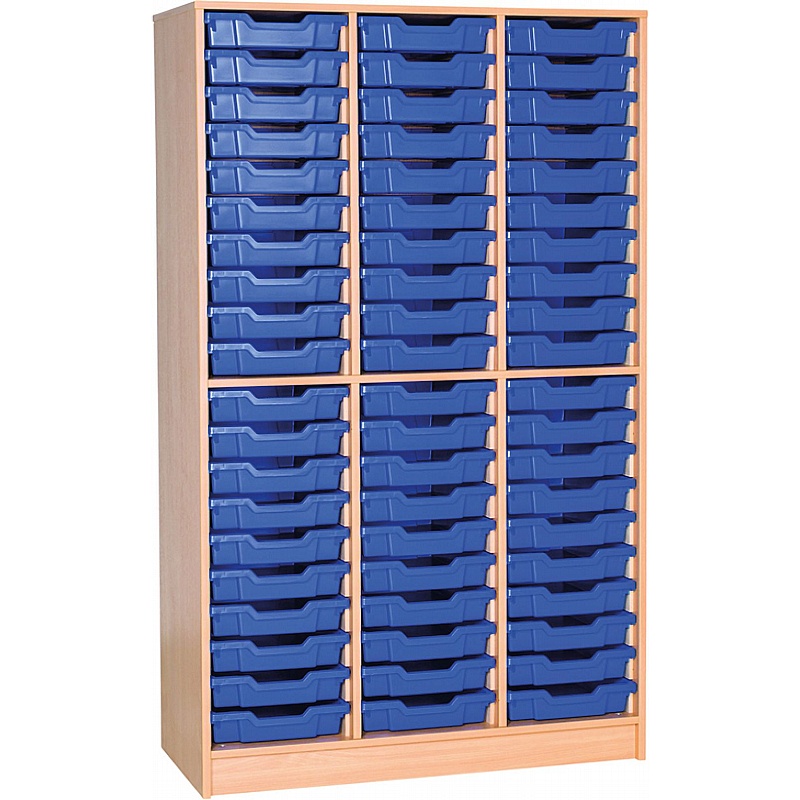 EduStore Triple Column 60 Shallow Tray Tall Storage - Education