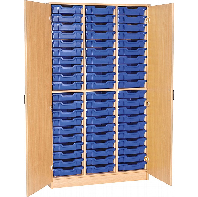 EduStore Triple Column 60 Shallow Tray Tall Cupboards - Education