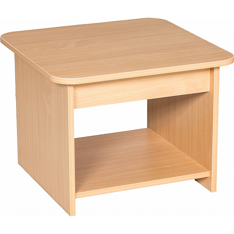 Campus Curve Square Panel End Coffee Tables - Office Furniture