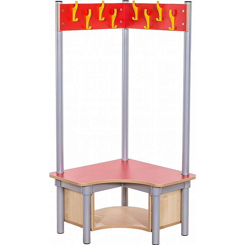 KubbyClass Corner Cloakroom Benches - Education