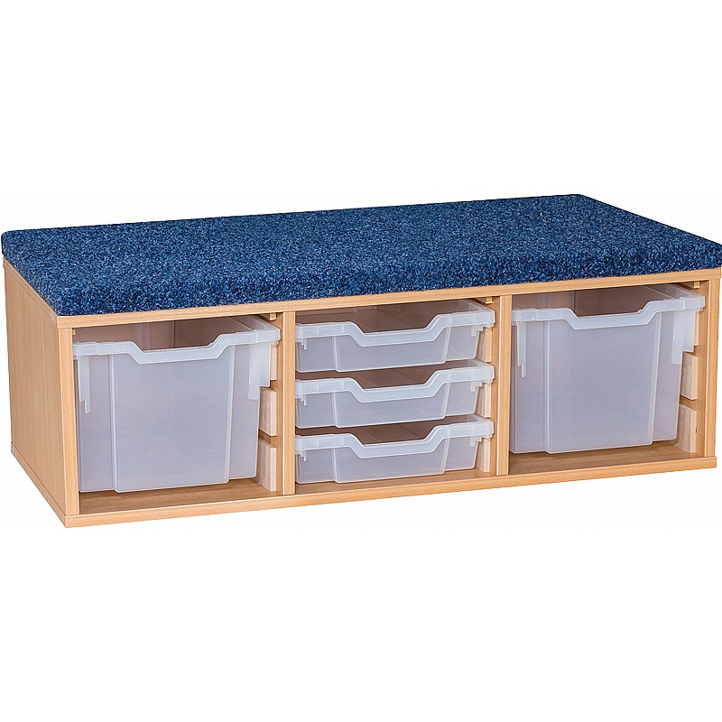 EduStore Premium Classroom Steps with Tray Storage - Education