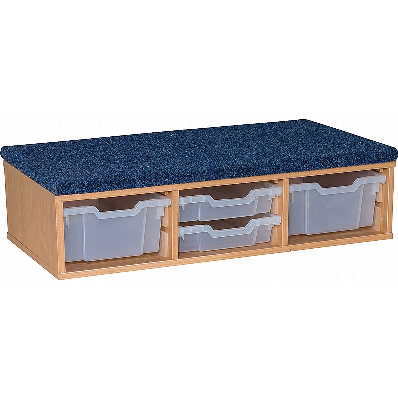 EduStore Premium Low Classroom Steps with Tray Storage - Education