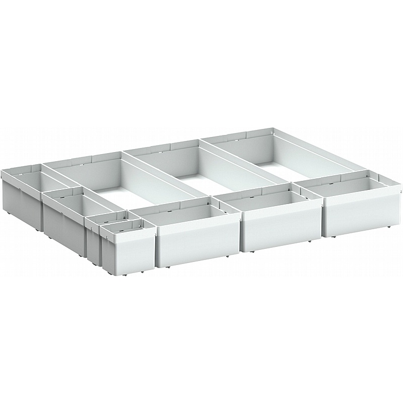Bott Cubio Plastic Box Drawer Dividers for 650W x 525D Cabinets - Workshop