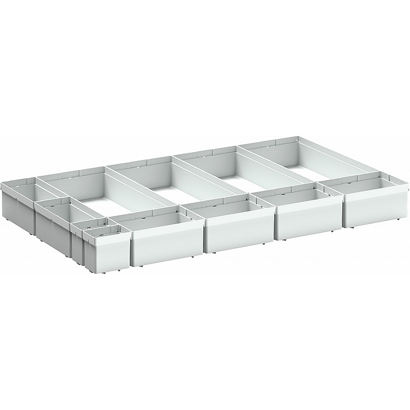 Bott Cubio Plastic Box Drawer Dividers for 800W x 525D Cabinets - Workshop