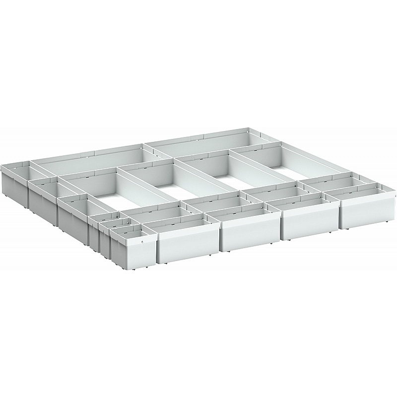 Bott Cubio Plastic Box Drawer Dividers for 800W x 750D Cabinets - Workshop
