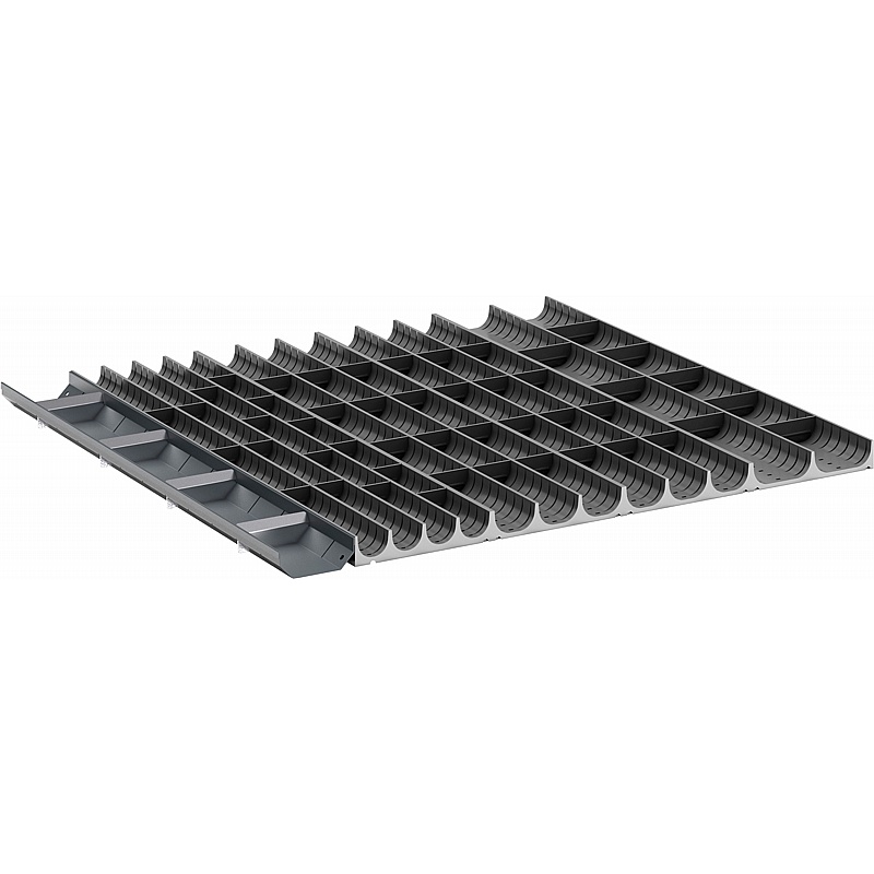 Bott Cubio Plastic Trough Drawer Dividers for 800W x 750D Cabinets - Workshop