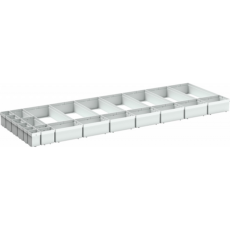 Bott Cubio Plastic Box Drawer Dividers for 1300W x 525D Cabinets - Workshop