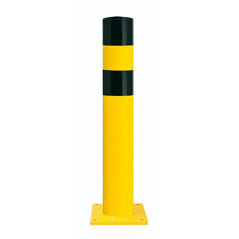 Black Bull Impact Protection XL Surface Plate Heavy Duty Bollards - Premises