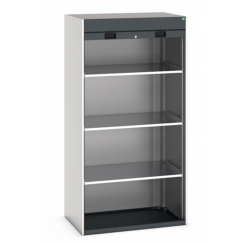Bott Cubio Tambour Door Metal Cupboards - Workshop