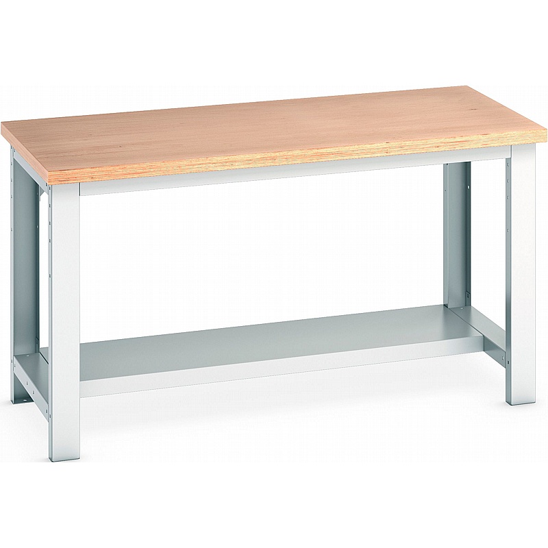 Bott Cubio Rectangular Multiplex Work Benches with Shelf - Workshop