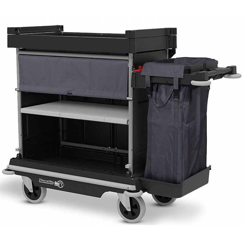 Numatic NuKeeper NKU-31R-FF Professional Universal Housekeeping Trolley - Cleaning & Hygiene
