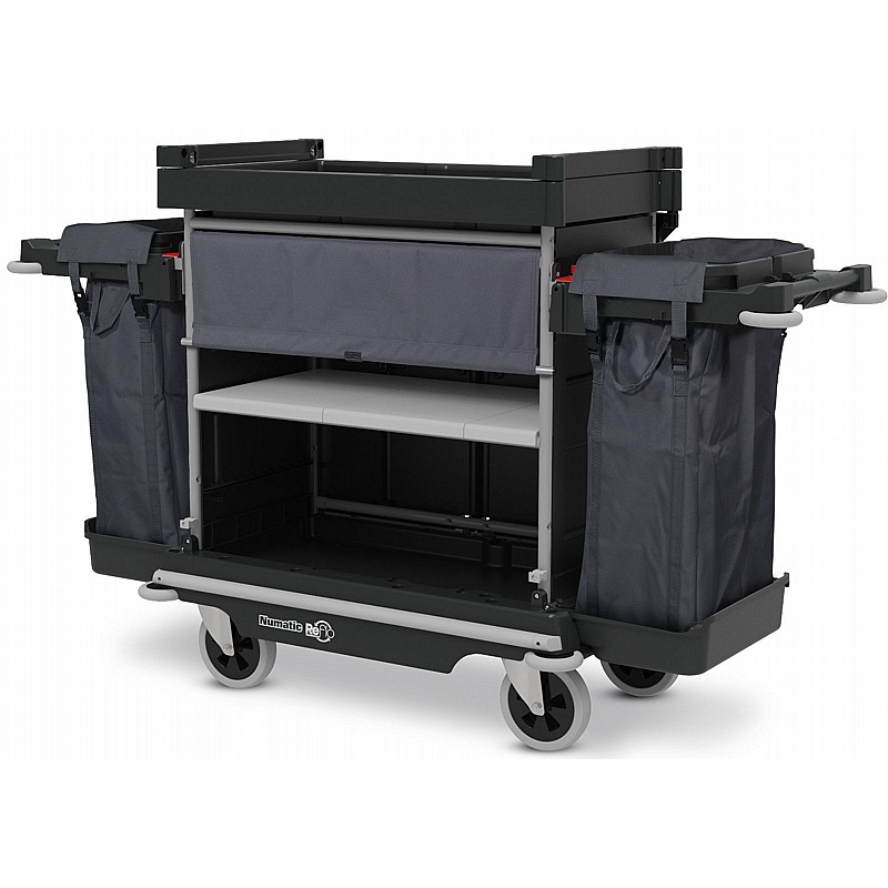 Numatic NuKeeper NKU-32R-FF Professional Universal Housekeeping Trolley - Cleaning & Hygiene