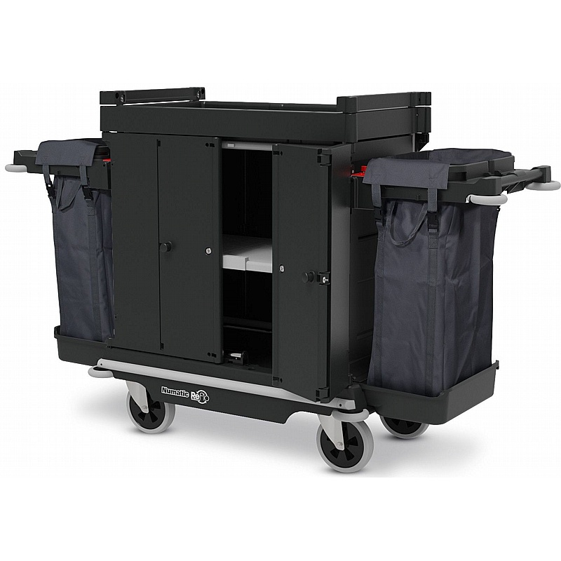 Numatic NuKeeper NKU-32R-HF Professional Universal Housekeeping Trolley - Cleaning & Hygiene