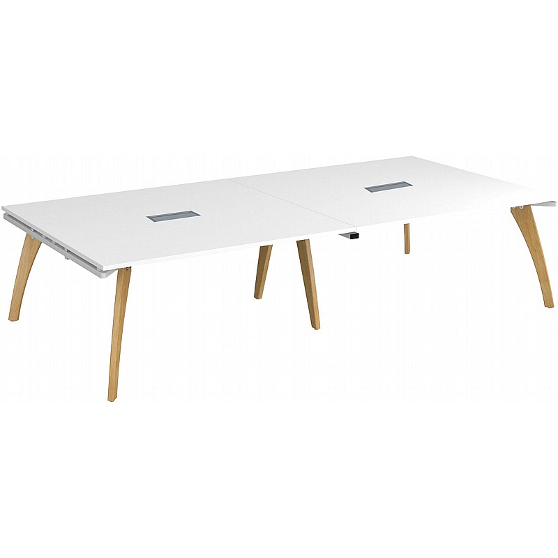 Fuze Rectangular Meeting and Boardroom Tables with Power - Office Furniture