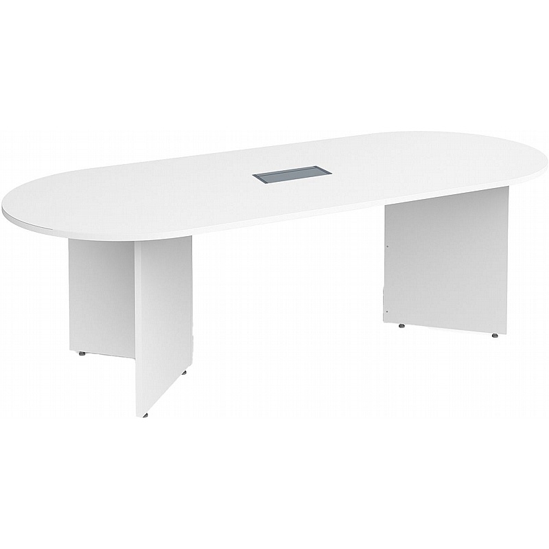 Spectra Arrowhead D-End Meeting and Boardroom Tables with Power - Office Furniture